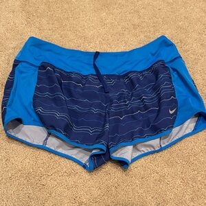 Nike Women's Blue Wave Athletic Shorts
